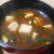 豆腐とにらの赤だし