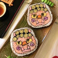 節分レシピ＊かわいい鬼の飾り巻き寿司、恵方巻き ♪