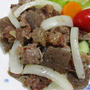 牛すじとこんにゃくの旨コク4種ペパー炒め
