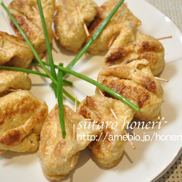 おあげの鶏餃子 By すー太郎さん レシピブログ 料理ブログのレシピ満載