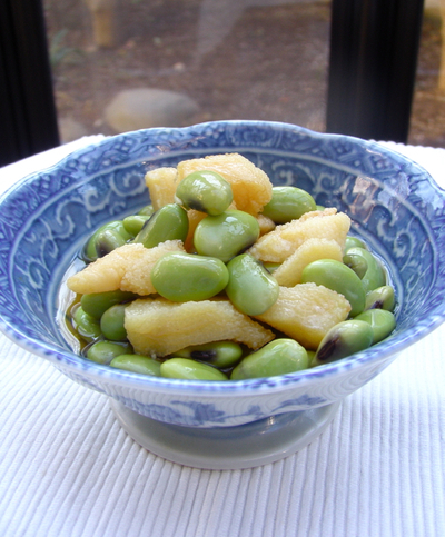 おせちの一品、数の子とひたし豆の宝漬け