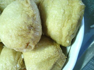 ピリピリタバスコの漬け物五目稲荷