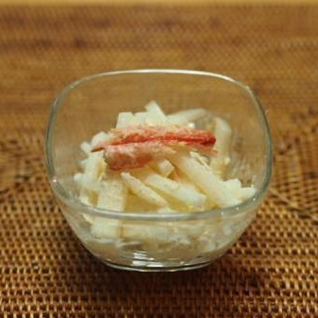 大根とカニ缶のサラダ By Pastis009さん レシピブログ 料理ブログのレシピ満載