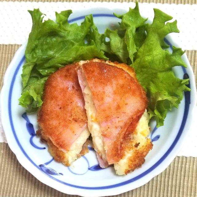 コーン ベジタブルポテトサラダのハムカツ By 春菜食堂さん レシピブログ 料理ブログのレシピ満載