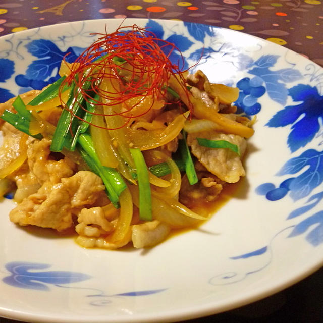 豚肉のニンニク醤油焼き