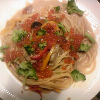いくらなんでも… ＜イクラ&なんでもパスタ＞