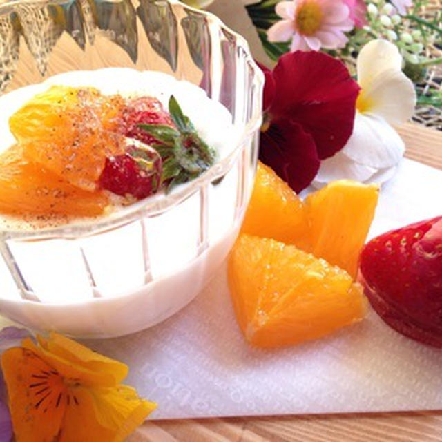 クリスタルフルーツ飴入りアロエヨーグルト By Usagiさん レシピブログ 料理ブログのレシピ満載