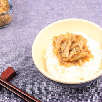 ご飯にはコレ絶品！玉ねぎと作る【なめ茸煮】