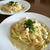 海老と貝柱のクリームソースパスタ♪