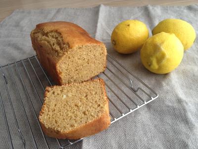 米ぬかとレモンのしっとりパウンドケーキ