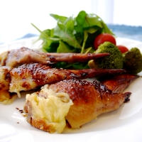 手羽ポテトと晩ごはん
