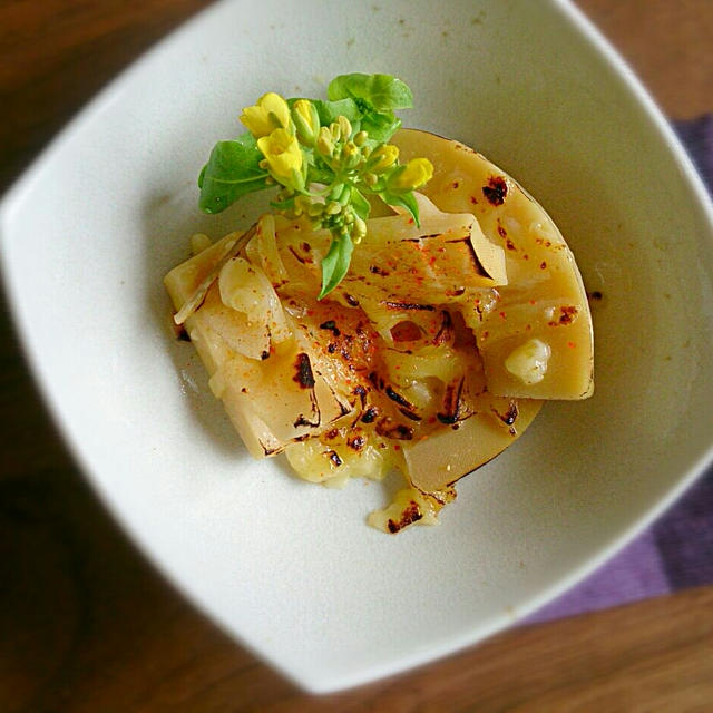 たけのこのチーズ焼き
