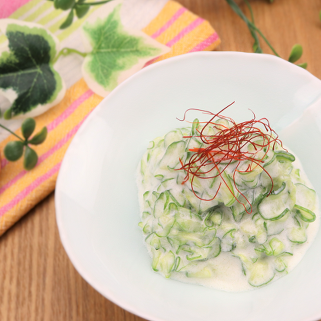 減塩レシピ 胡瓜とプレーンヨーグルトの和え物 By おかずキッチンさん レシピブログ 料理ブログのレシピ満載