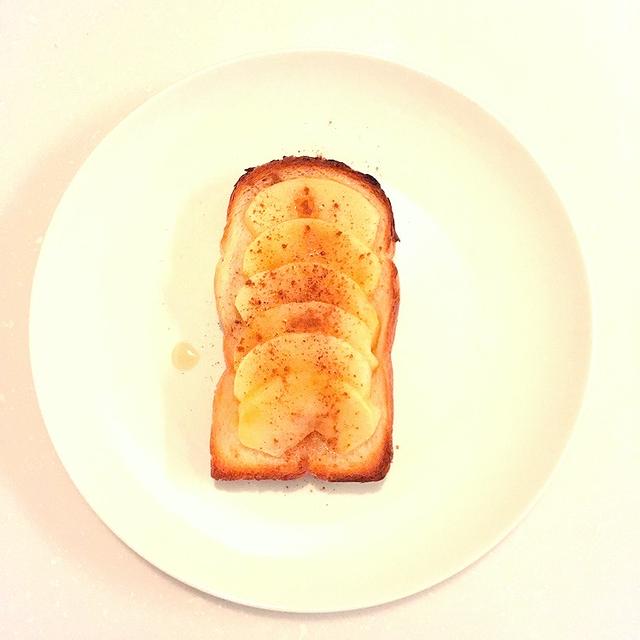 美味しい朝食 焼きりんごトースト By Yasuさん レシピブログ 料理ブログのレシピ満載
