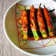 オクラの豚肉巻き