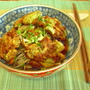 サクサク納豆おくら掻揚げ冷やし蕎麦