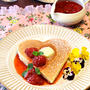 ラブリ～ふわふわハートのパンケーキ☆