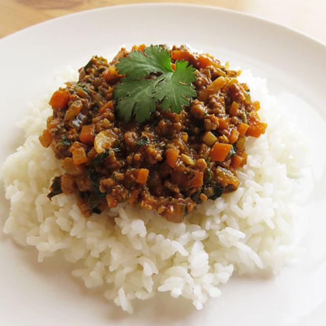 ちゃちゃっと作れる美味しいキーマカレー