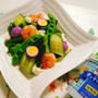 低糖質！春野菜とカッテージチーズの華やかサラダ