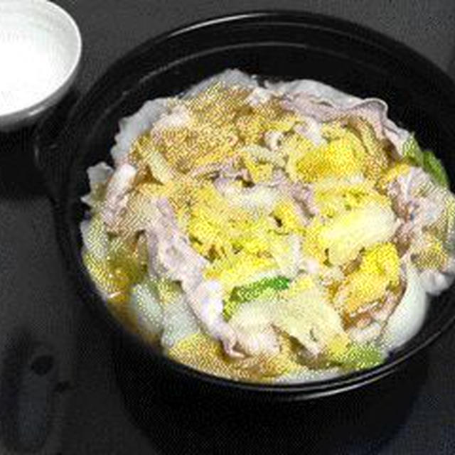 白菜と豚ばら肉のごま油鍋