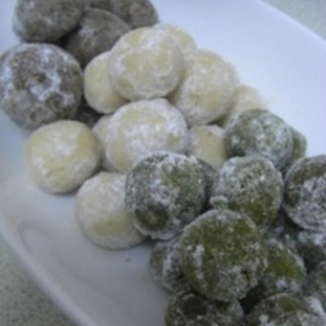 抹茶スノーボールクッキー By Aishahさん レシピブログ 料理ブログのレシピ満載