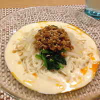 絹美人のトロトロ坦々素麺