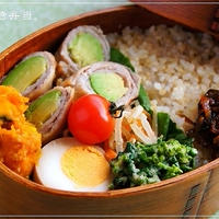 春のお弁当おかず　＜菜の花の明太マヨ和え＞