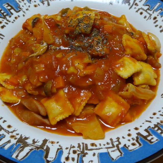 ラビオリのトマトソース煮 By さややちゃんさん レシピブログ 料理ブログのレシピ満載