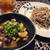 お蕎麦で♪ナスと豚肉のつけ蕎麦