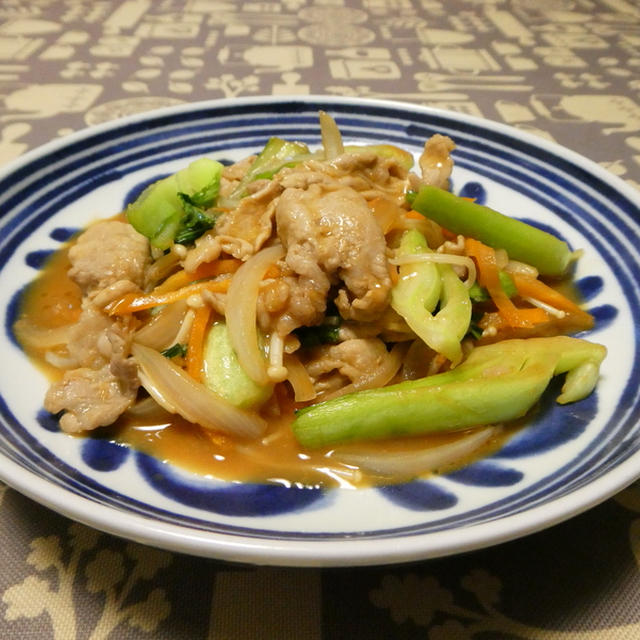 豚肉と野菜の生姜炒め