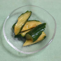 花椒で中華風胡瓜の浅漬け