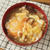 焦がし白菜と落とし卵の味噌汁