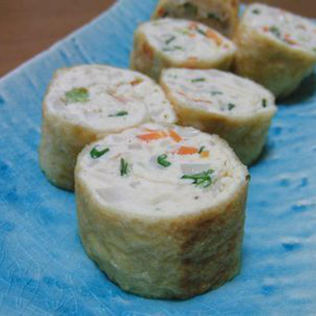 冷凍豆腐と野菜の油揚げ巻き焼き By 花ぴーさん レシピブログ 料理ブログのレシピ満載