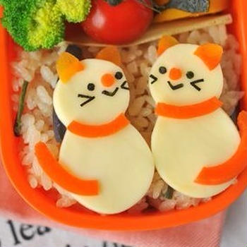 日向ぼっこねこちゃんのお弁当