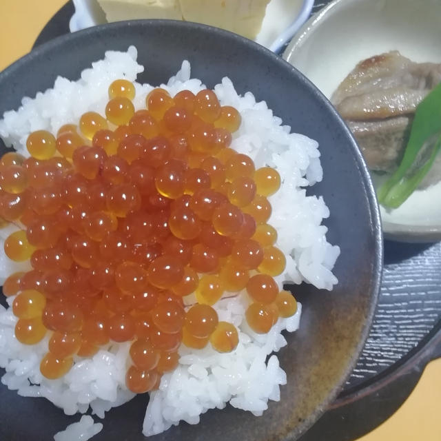 頑張り過ぎないde 北海道鮭いくら醤油漬！出来たよ！