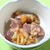 鶏団子鍋となめこの天ぷらとイカゲソの天ぷらとかつおのなめこおろしでうちごはん（レシピ付）