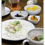 まぐろとアボカドのわさびマヨ丼＆即席のおすまし