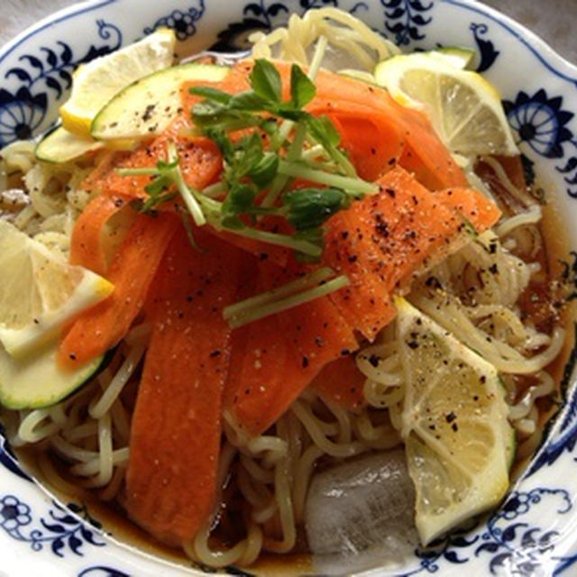 夏のさっぱり冷やしラーメン。