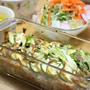 ズッキーニとチーズのせミートローフ