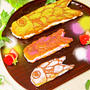 子どもの日ホットケーキミックスで簡単お菓子♡特大の鯉のぼりエクレア♪