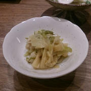 穂先メンマとねぎの炒め