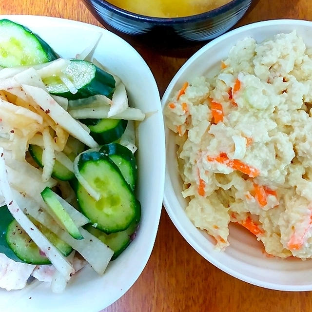 手作り野菜献立料理。