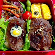 肉巻きおにぎりお弁当
