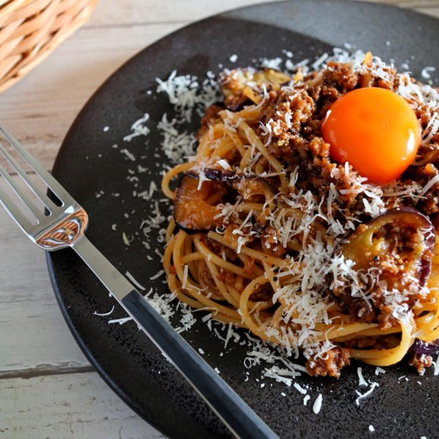 【絶品】ずぼらさんのなすとひき肉のパスタ