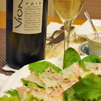 【うちレシピ】真鯛のカルパッチョ★ガーリック&バジルのソースで♪ / 【参加中♪】海のワインに合うカルパッチョパーティー 「カルパー」レシピコンテスト