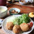 メンチカツ定食。