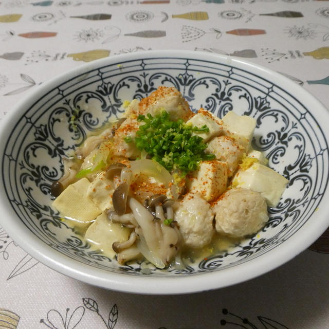 豆腐と肉団子のトロトロ煮