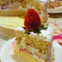シンプル・いちごのケーキ