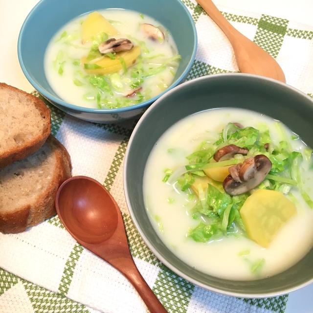 群馬県産の嬬恋キャベツたっぷり！やさし〜い味のスープ