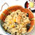 鮭とコーンの炊き込みごはん味噌バター風味